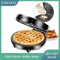 와플메이커 와플기계 와플팬 샌드위치메이커 리큅와플메이커 DIOZO 1200W, 협력사, 영국