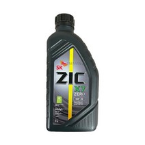 ZIC X7 ZERO 0W30 1L 가솔린, 1개, 지크 X7 ZERO 0W30(가)_1L