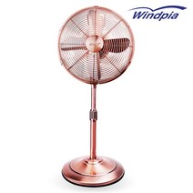 윈드피아 35cm 메탈선풍기 WF-1600(골드) 엔틱선풍기 스텐드선풍기 인테리어선풍기