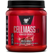 BSN CELLMASS 2.0 운동 후 회복 BCAA 크레아틴 및 글루타민 함유 - 케토 친화적 - 아틱 베리 (25회분) (1048058)