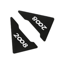 푸조용품자동차 도어 가장자리 보호기 커버 푸조 208 207 308 206 307 407 2008 3008 5008 Rcz 508 301 408, 07 For 2008_02 White