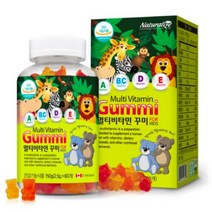 네추럴라이즈 어린이 키즈 멀티비타민 말랑말랑 꾸미 비타민 60정