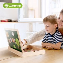 고려베이비 유아 어린이 자석칠판 알파벳 숫자 양면 자석보드세트
