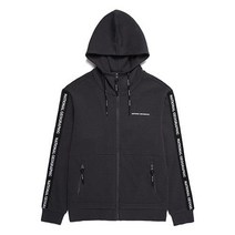 정품 내셔널지오그래픽 18FW N184UFT920 푸트리 유니 로고 디테일 트레이닝 후드 풀 집업 CHARCOAL