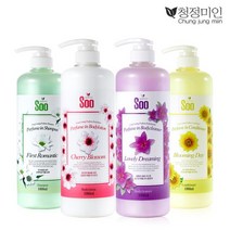 퍼퓸 샴푸 린스 바디워시 바디로션 1000ml 2개, 샴푸+바디워시, 선택:샴푸+바디워시