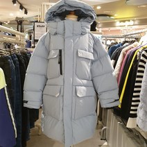 스탭키즈 50% 특가!!!NC송파점 볼륨감 보온성 롱기장 오리털 점퍼 솜털 함량 90% 최대 다운패딩점퍼