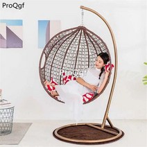 야외 그네 흔들 의자 Prodgf싱글 행잉 스윙 체어 1 세트, 03 3