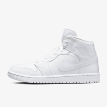 국내매장용 나이키 에어 조던 1 미드 여성 신발 화이트 DV0991-111 NIKE Air Jordan 1 Mid White