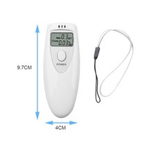 휴대용음주측정기 디지털 비접촉식 알콜 감지기 휴대용 디지털 알코올 호흡 테스터 LCD 디스플레이 흡입기 알코올 미터 핸드 헬드 분석기 음주 측정기 감지기 테스트 테스트, 01 WHITE