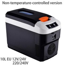 차량용 냉장고 냉온장고 캠핑 자동차 인테리어 용품 액세서리 12V 220V 10 리터 미니 경량 이중 사용 절연 C ooler 박스 컨테이너, 10L EU