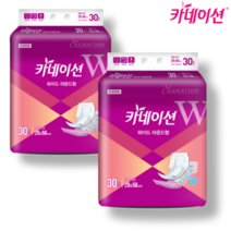 카네이션 속기저귀 와이드라운드 일반 30매 2팩, 와이드 라운드형, 30개입, 2개