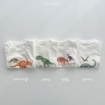 공룡실켓티 오뜨베베 유아 아동 키즈티셔츠 아기맨투맨