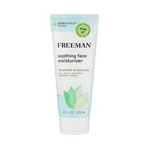 FREEMAN 알로에 베라 수딩 페이셜 모이스처라이저 및 로션 마스크 후 모이스처라이저 세라마이드 수분 공급 피부 영양 및 회복 민감한 피부에 안전 피부과 전문의 테스트, 하이드레이팅 앤 모이스처라이징