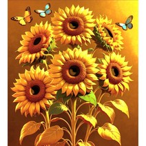 대진 보석십자수 40X80 50X40 사이즈 대형 금전운 보석 십자수, X11, 1세트