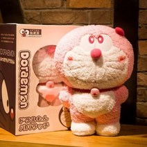도라에몽 애니메이션 인형 피규어 장난감 선물, 40cm-49cm, 핑크 백핸드 선물 상자