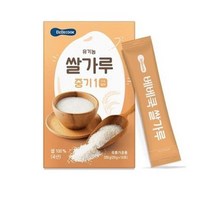 베베쿡 유기농 쌀가루 중기1 20g x 10p, 6개입