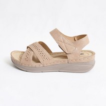 이즈릿 큐비 여성 스트랩 벨크로 샌들 4.5cm