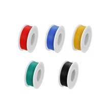 권선코일 구리선50M 30AWG DIY 전선 연선 주석 도금 구리 PCB 마모 방지 포장 랩 케이블 주택 개선 유형 1, 01 Type 1