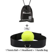 동체시력강화 복싱다이어트 볼 셀프 훈련운동 권투 다이어트 킥 복싱 리플렉스 헤드 밴드 파이팅 스피드 트레이닝 펀치, Tennis Ball Set