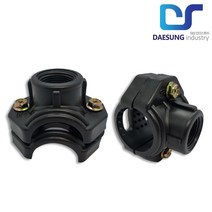 PE 중형새들 암나사 농수관 수도관 연질관 부속 점적 관수 자재, 50mmx30mm