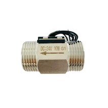 USM-FS10TS SUS304 유량 스위치 리드 자기 센서 5-50L/분 24V DC 0.3A 와이어 Saier 제어, 한개옵션1, 01 Normal Open Circuit