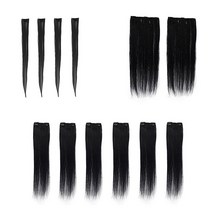 55cm 내가하는 셀프가발 탈부착 똑딱핀 인모피스 12피스 2종, #NA, 12(A)1핀x4개+2핀x6개+3핀x2개