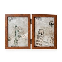 접이식 2단 양면 액자(4x6) 분할 스토리액자, 상세페이지 참조