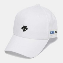 데상트모자 KQF SN123CCP21-WHT 사이클 GBR 볼캡 WHT