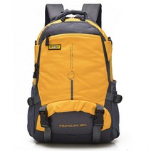 스몰 트래블 등산 가방 아웃도어 트래블 백팩 남녀 방수 배낭 트래블 백팩 25L, 노란색