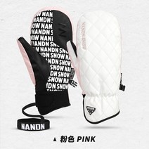 스키 방한 장갑 글러브 Nandn Nanen 22 새로운 답답한 서브 포인터 방수 따뜻한 싱글 더블 보드 내마 모성 통기성 남성과 여성, lxl, 분홍색