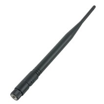 OK부품 케이블 젠더 IB296 RP-SMA 안테나 5.5dBi 21cm 실내용 무지향성