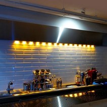 USB전원 모션센서 스위치 LED바 실리콘면발광 50cm, 쿠팡 아이스블루LED