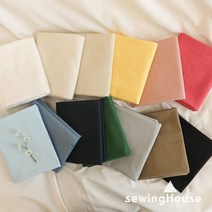 대폭 면20수 에어로워싱 무지원단 면원단 에브리데이 13종, 백아이보리