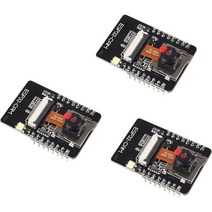 아두이노 부품 3 개 ESP32-CAM 카메라 모듈 ESP32 개발 보드 WiFi 및 블루투스 OV2640 2MP Arduino, [01] 3pcs