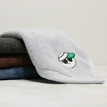 송월타올 골퐁이 항균 골프 릴 수건 스포츠타올, 진하늘+블랙릴, 진하늘+블랙릴