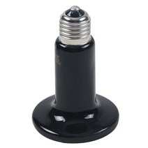 앵무새온열등 보온갓 열전등 보온등 비등 적외선 세라믹 히트 램프 파충류 거북이 도마뱀 뱀 거미 치킨 새, 01 100W