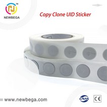 UID Block 0 변경 가능 재기록 가능 원형 직경 25/30mm 스티커 13.56MHZ ISO 14443A NFC 복사 복제 레이블 10/50/100PCS, On Metal type 10PCS