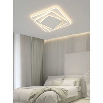 LED 거실등 엘이디조명 안방 시스템 가정용 침실 심플, 42x42 단색 백색