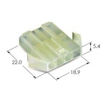 1.3파이 하우징 단자 4P 1회선 암수 낱개 대량 전기 하우징 커넥터 단자 국내산 전선연결, 숫 하우징 MLP-04, 1개