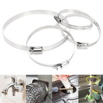 호스클램프 나비 밴드 스텐 철사 반도 대형 213-235mm, 1개