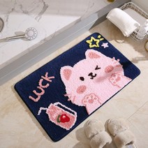 크로스 보더 동물 미끄럼 방지 매트 카펫, 고양이, 40*60cm, 1개