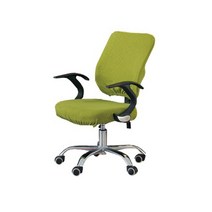 사무실 책상의자커버 리폼 덮개 천갈이, 등받이커버, 초코