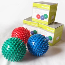 MD1224 매드스파이키볼 레드/그린/블루 돌기마사지볼 소프트, 그린9cm