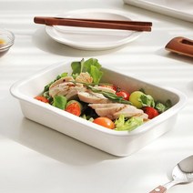 밀리 세라믹 밧드 트레이 세트 토스터기 에이프라이버 오븐 용기, 대형