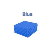 차음 시트 흡음판 방음 보드 블럭 벽 스튜디오 시트지, 4pcs(Trial Pack), Blue