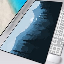 야구 스트라이커존 그물망 네트 피칭 배팅 연습 Deep Forest Firewatch 노트북 게이머 마우스 패드 게임용 대형 잠금 장치 키보드 70x30 cm Deak Mat fo, kanhuoren-022+600x300x3mm