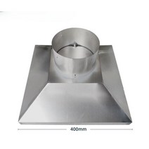 스테인레스 덕트 말굽 닥트 사각후드 연기 배기 흡입, A. 400x400mm/정사각형 커버