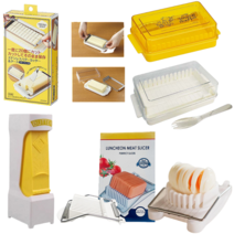 버터 소분 소분기 스팸 자르기 커터기 계란 커팅기 에그 슬라이서 케이스 보관 용기 통 스케이터 간편 커터 마가린 자르기 조각 햄 육절기 절단기 아보카도 바나나 채칼 와이어 컷팅기, 1.푸 허니 버터커터기