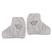 스케이트보드보호대 인라인무릎보호대 손목 방수 피겨 롤러 스케이트 부츠 커버 보호대 오버 슈즈 성인용, White+L