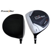 파워 빌트 골프그랜드 슬램 460cc 대형 헤드 드라이버 초보 입문용 클럽 왼손 좌타용, 10.5도/SR도
